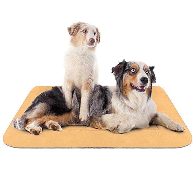 Hero Dog Large Dog Bed Crate Pad Mat Washable Matteress Anti Slip Cushion for Pets Sleeping