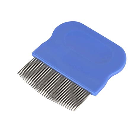 Acu-Life Short Pin Lice Hair Comb | Effective Head Lice and Nit Removal | For Baby, Kids and Adults