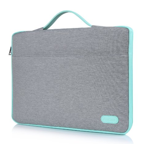 ProCase 12 - 12.9 Inch Sleeve Cover Protective Bag for Surface Pro 4 3, Apple iPad Pro, Ultrabook laptop tablet Carrying Case Handbag for Macbook 12", 11" MacBook Air, Chromebook Pixel (Light Grey)