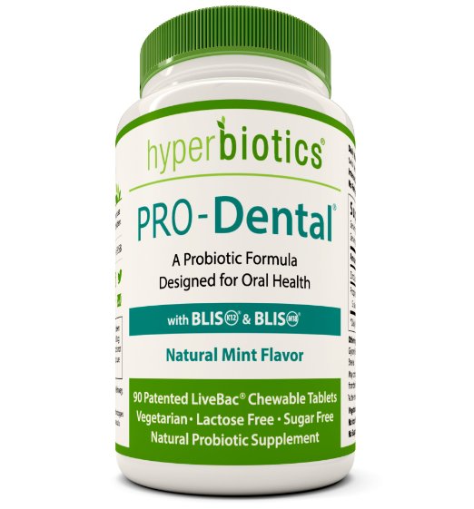 PRO-Dental: Probiotics for Oral & Dental Health - Targets Bad Breath at its Source - Top Oral Probiotic Strains Including S. salivarius BLIS K12 & BLIS M18 - Sugar Free (Chewable) - 90 Day Supply