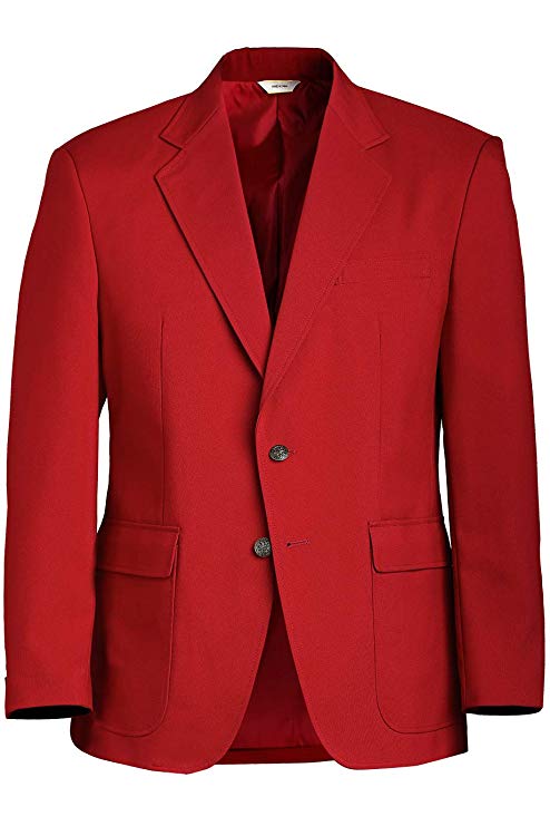 Edwards Garment Men's Two Buttons Single Breasted Polyester Blazer