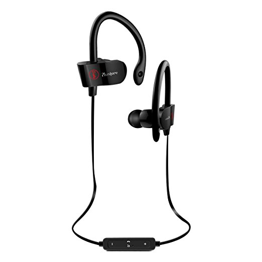 Plustore Wireless Headphones Bluetooth 4.1 Sports Stereo Handsfree In-ear Earphones with Mic