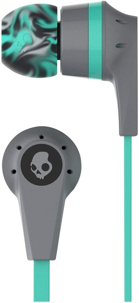 Skullcandy Ink'd 2.0 in-Ear Earbud with Microphone -Non Retail Packaging (Gray/Mint/Gray)