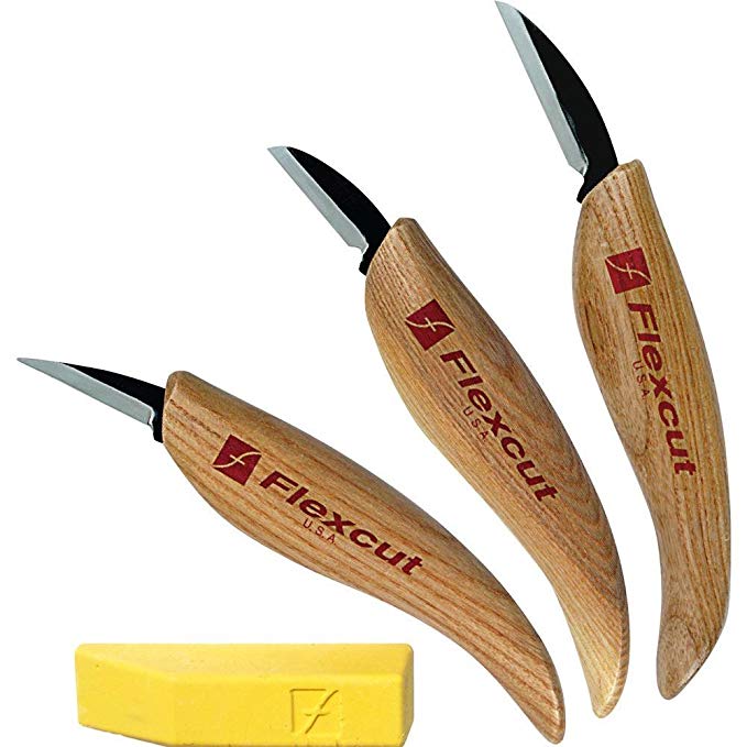 Flexcut Tool KN500 Flexcut, 3-Piece Knife Starter Set