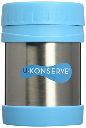 U Konserve 12-Ounce Stainless Steel Insulated Food Jar, Turquoise