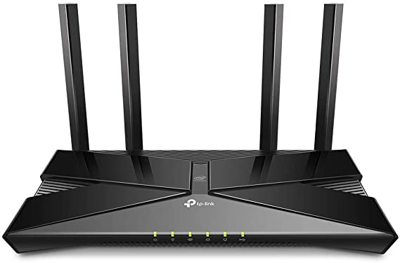 TP-Link Archer AX50 Next-Gen WiFi 6 Gigabit Dual Band Wireless Cable Router, WiFi Speed up to 2402Mbps/5GHz 574Mbps/2.4GHz, 8 Gigabit LAN Ports, Ideal for Gaming Xbox/PS4/Steam & 4K/8K