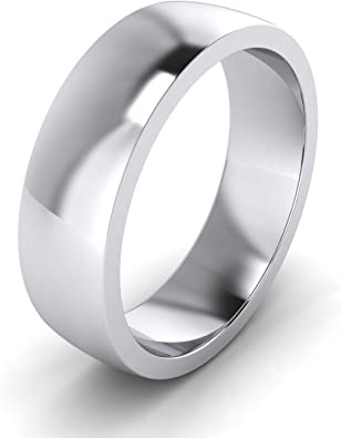 LANDA JEWEL 2/3/4/5/6/8/9mm Heavy Sterling Silver Comfort Fit Polished Womens Wedding Ring Plain Band