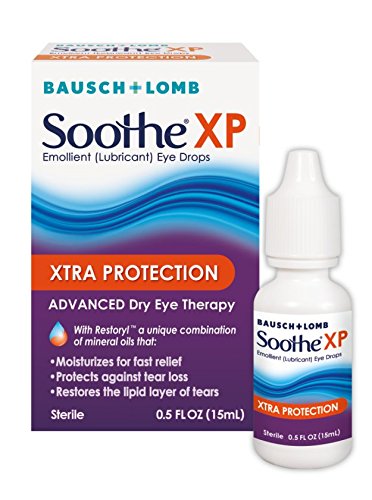 Bausch   Lomb Soothe XP Dry Eye Drops, Xtra Protection Lubricant Eye Drop with Restoryl Mineral Oils, 0.50oz