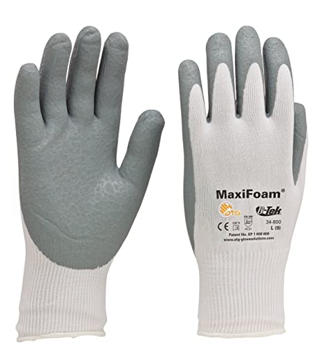 PIP 34-800/XL MaxiFoam G-Tek Premium Nitrile Foam Coated Gloves Extra Large (12 Pair)