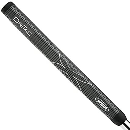 Winn Dri-Tac Putter Grip Dark Gray - Midsize Pistol - .590" Core