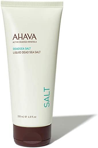 Ahava Liquid Dead Sea Salt 200ml Great for Dry Skin Increase Skin’s Moisture Soothing Mineral Exfoliator – Can Replace Bath Salts [Natural Relaxing Spa]