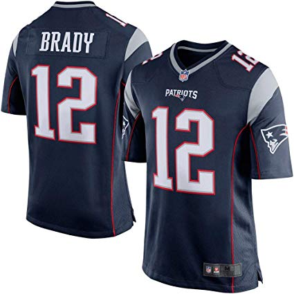 Men’s Tom Brady #12 New England Patriots Limited Navy Blue Stitch Jersey