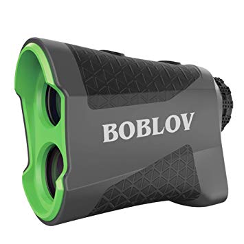 BOBLOV 650 Yards Golf Range Finder Flaglocking Rangefinder with Pinsensor Vibration Continuous Scan Function 6X Magnification K600 Series Gift Wrapping