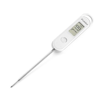 Polder Stable Read Digital Thermometer White