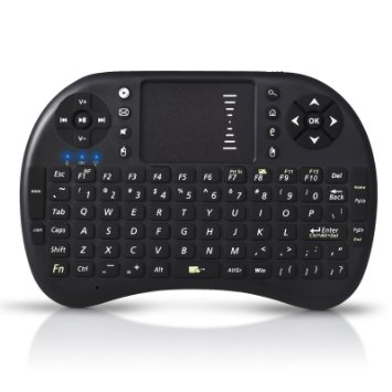 Android TV Keyboard, Neoteck 2.4Ghz Wireless KODI XBMC Keyboards with Touchpad Mouse, Mini Wireless Keyboard for PC Google Android Smart TV Tivo Box Media Mini TV PC Stick HTPC IPTV Laptop Raspberry PI PS3