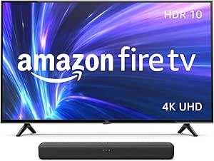 Amazon Fire TV 4-Series 43" with Fire TV Soundbar