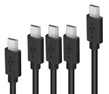 New Element Series iXCC  5pcs Premium High SpeedValue PackCorrosion Resistant USB 20 - Micro USB to USB Cable A Male to Micro B Charge and Sync Black Cable Cord For Android Samsung HTC Motorola Nexus Kindle Fire Nokia LG HP Sony Blackberry and more 1x 1ft 3x 3ft 1x 6ft