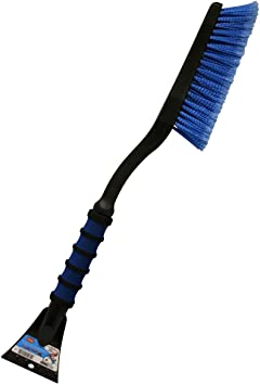 Mallory 533 SnoWisp Deluxe 26" Snow Brush with Integrated Ice Scraper and Foam Grip (Colors may vary)