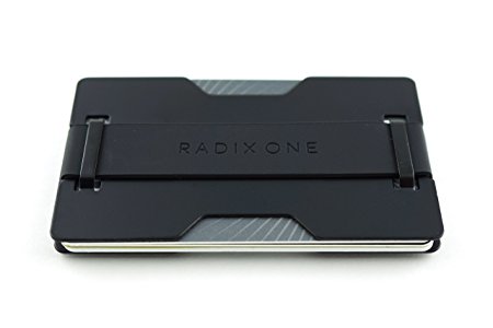 Radix One Black Steel - RFID Blocking Slim Wallet