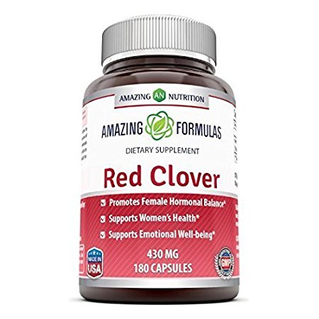 Amazing Nutrition Red Clover 430 Mg 180 Capsules