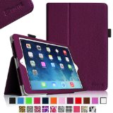 Fintie Apple iPad Air Folio Case - Slim Fit Leather Smart Cover with Auto Sleep  Wake Feature for iPad Air iPad 5th Generation 2013 Model Purple