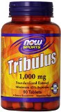 NOW Foods Tribulus 1000mg  45 Extract 90 Tablets