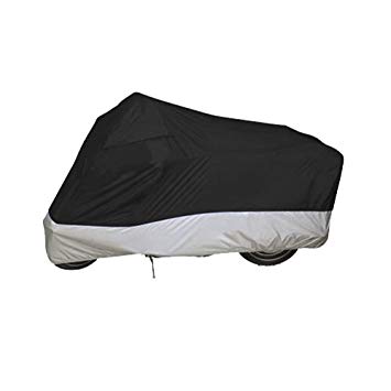 Black - Sliver Motorcycle Cover For Yamaha FZ6 FZ 6 Fazer Bike Motorcycle Cover M