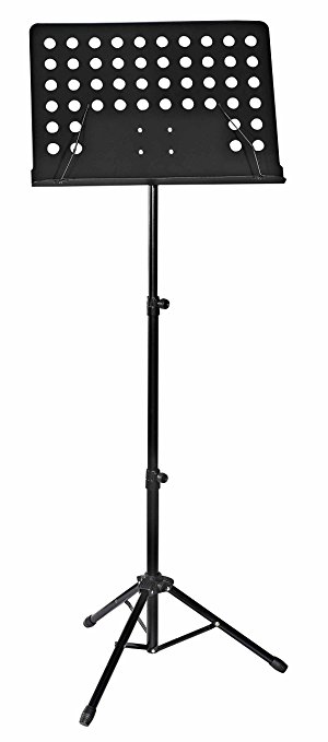 FiNeWaY@ Livivo Heavy Duty Foldable Orchestral Sheet Music Stand Holder Adjustable Tripod Base