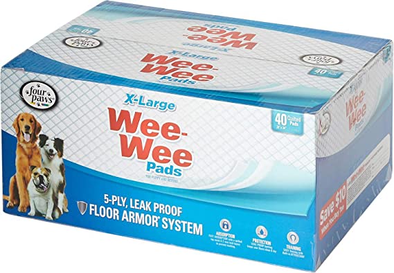 Wee-Wee Puppy Training Pee Pads 14-Count 28" x 34" X-Large Size Pads for Dogs