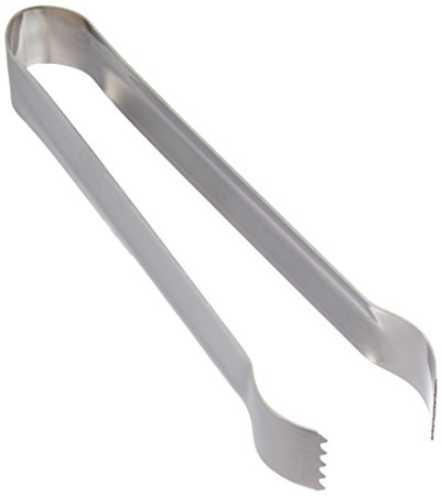 DURAWARE Pom Tongs Stainless Steel 6" 1 Pc, Small, Silver