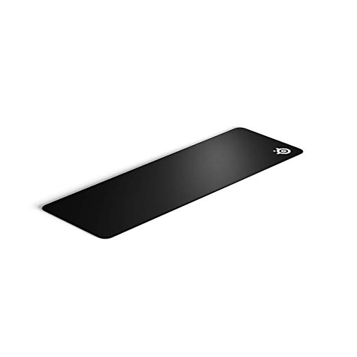 SteelSeries QcK Edge Cloth Gaming Mouse Pad - Never-fray Stitched Edges - Optimized for Gaming Sensors - Maximum Control - Size XL