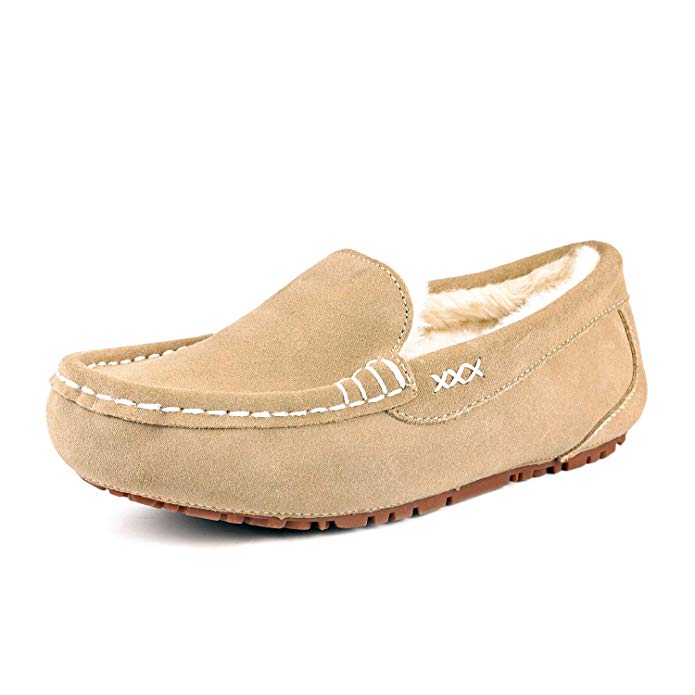 DREAM PAIRS Women's Auzy Winter Moccasins Slippers