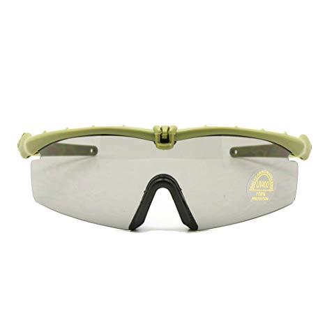 Polarized Army Sunglasses Ballistic Military Goggles Combat War Game Eye Shield