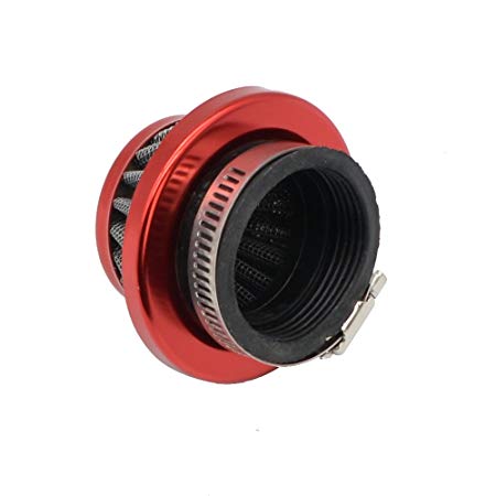 HIAORS Red 42mm to 44mm Performance Air Filter for MOTOVOX MVS10 EVO Gas Powered Scooter X Dirt Dog 43cc 47cc 49cc Engines Mini Motor Atv Dirt Pit Bike 150cc Moped Scooter ATV Parts