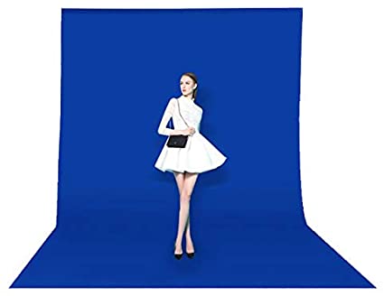 BeiYang 6x9.5 FT Blue Backdrop Portrait Background for Photography Studio