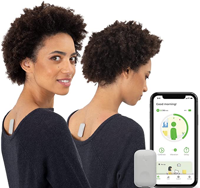 Upright GO S New Posture Trainer and Corrector for Back Strapless, Discreet and Easy to Use Complete with App and Training Plan Back Health Benefits and Confidence Builder