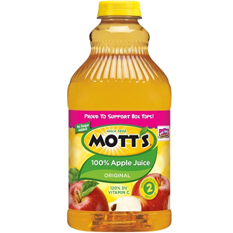 Mott's 100% Original Apple Juice, 64 fl oz bottle