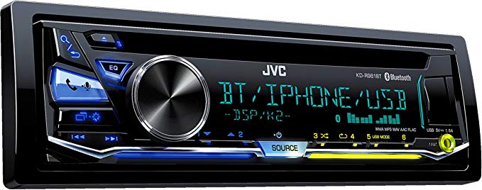 JVC KD-R981BT Car Stereo ( Bluetooth, iPod Control:iPod Plug-In only, )