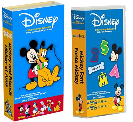 Cricut Disney Cartridge: Bundled Mickey and Friends & Mickey Fonts