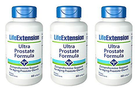 Life Extension Ultra Prostate Formula, 60 Softgels (Pack of 3)