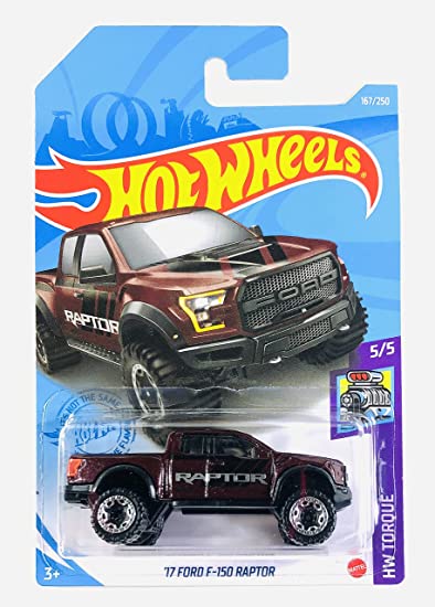 Hot Wheels 2021 - '17 Ford F-150 Raptor - Burgundy - HW Torque 5/5 - 167/250