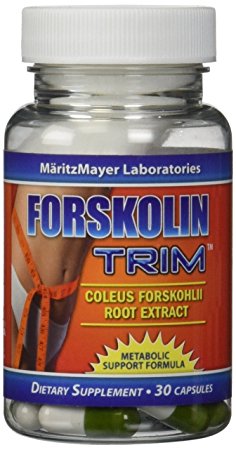 MaritzMayer Forskolin Trim Metabolic Support Weight Loss Formula 10% 125mg 30 Capsules 1 Bottle