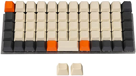 YMDK Carbon Laser-Etched Top Print OEM Keycap 1.5mm PBT for MX Switches Planck Niu40 Preonic Keyboard (Blank)(Only Keycap)