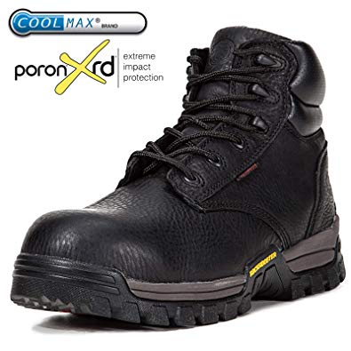 ROCKROOSTER Men's Work Boots, Composite Toe, Waterproof Resistant, Kevlar Puncture, Safety Shoes (AT697PRO AT872)