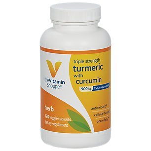 the Vitamin Shoppe Triple Strength Turmeric with Curcumin 120 Capsules