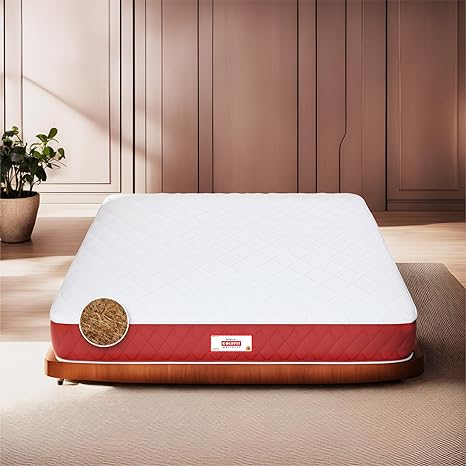 Coirfit Magic Orthopedic Dual Comfort 4.5 Inch King Coir Mattress with Firm Support for Back Pain Relief, for Hot Sleepers, with 1 Year Warranty (LxB : 78x72)