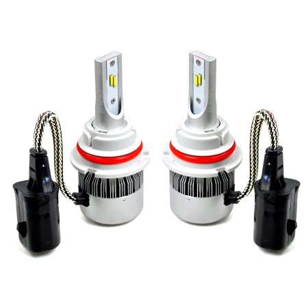 LASFIT 72W 9004 Hi/Lo Beam LED Headlight Kit Bulbs HB1 7600LM 6000K - Philips LED Chip/Internal Driver Ballast - 2 Yr Warranty