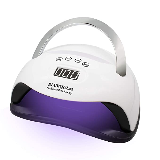 UV LED Nail Lamp 168W, ALINICE Faster Nail Dryer for Gel Polish with 4 Timer Setting Professional Gel Lamp Portable Handle Curing Lamp for Fingernail and Toenail Auto Sensor Nail Machine (2021 NEWEST)