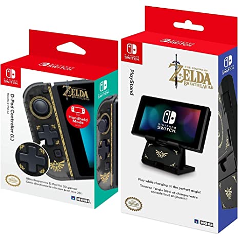 HORI D-Pad Controller (L) (Zelda) Officially Licensed - Nintendo Switch & Switch Compact Playstand (The Legend of Zelda) by HORI - Officially Licensed by Nintendo