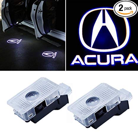 Flyox Car Door LED Lighting Entry Ghost Shadow Projector Welcome Lamp Logo Light for ACURA Series (2 Pack)